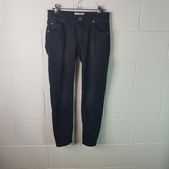 One Teaspoon Freebird II low rise black distressed skinny jeans - Picture 4 of 11